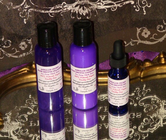 Sample Size Mermaid Secret Long Thick Hair Shampoo And Etsy