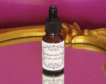 Antiwrinkle Oil for Face and Neck All Natural Organic Facial Moisturizer Anti Wrinkle Anti Aging