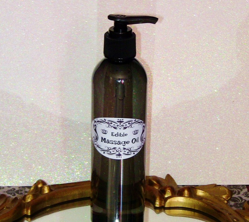 Lickable Edible Massage Oil Chocolate or Caramel Flavored Etsy