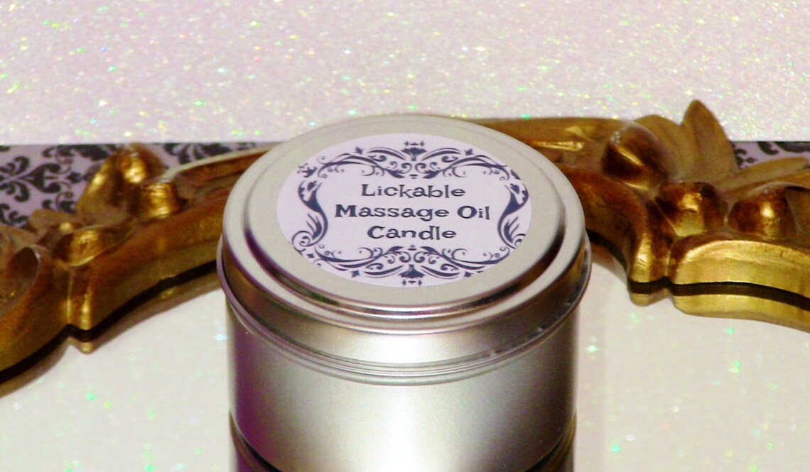 Lickable Edible Massage Oil Candle Chocolate or Caramel Flavor Etsy