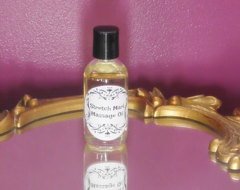 Stretch Mark Massage Oil All Natural Formula Baby Shower Gift New Mother Pregnancy Pregnant Gift