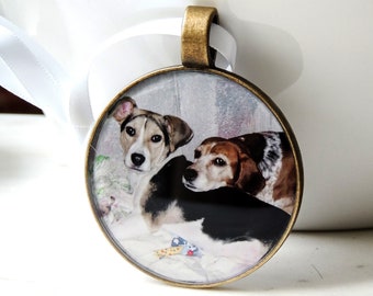 Custom Pet Ornament, Pet Memorial Ornament, Custom Photo Ornament, Personalized Pet Christmas Ornament, Pet Remembrance