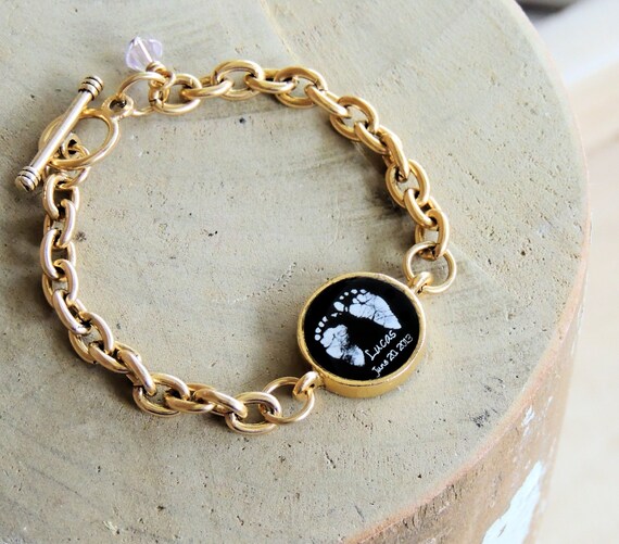 Personalized Bracelet for Mom Name Bracelet New Mom Gift Baby Etsy