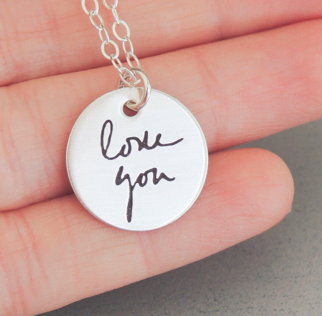 Signature Necklace Handwriting Necklace Memorial Personalized Jewelry  Bridesmaid Gifts Memorial Gift Mother Gift Christmas Gift - Etsy |  Signature necklace handwriting, Handwriting jewelry, Signature necklace