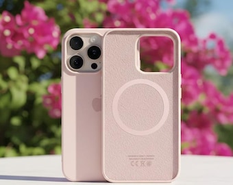 Custodia magnetica minimalista in silicone liquido per iPhone serie 13-17