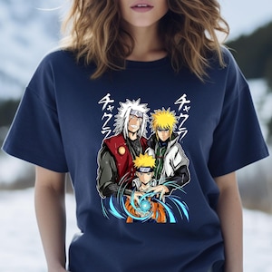 Camiseta Camisa Naruto Shippuden Jiraya Sensei Animes em Promoção na