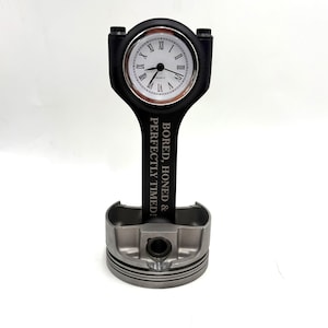 Engine Piston Clock