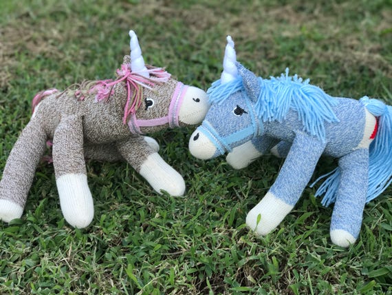 unicorn sock monkey