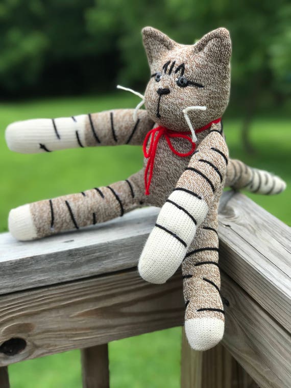 sock monkey cat