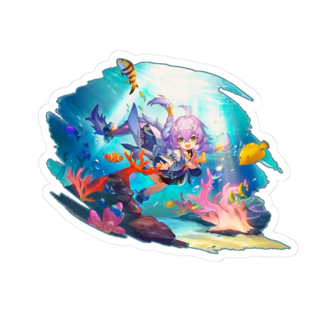 Sticker 3288 Honkai: Star Rail Dragon Lady Bailu Splash Art Sticker - Etsy