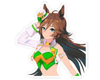 Mr. C.B. Umamusume Anime Sticker | Racing Horse Girl Decal (Vinyl)