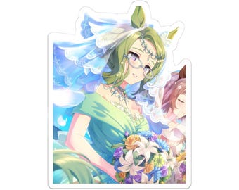 Air Messiah Umamusume Anime Sticker | Glossy Vinyl Decal (3 Sizes)