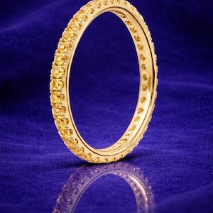 Alliance de fiançailles diamant infini | Surprenez ses bijoux | Bague d'anniversaire Cadeau Saint-Valentin