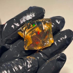 Ethiopian Welo 30 cts 32X26X7 MM Rough Opal Lot - Raw Ethiopian Fire Opal Nodule Parcel for Cabbing & Jewelry Wire Wrapping TG-00339