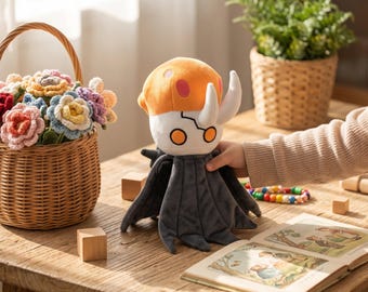 Hollow Knight Broken Vessel Plush Silksong Lost Kin Stuffed Animal Indie Game Gamer Gift