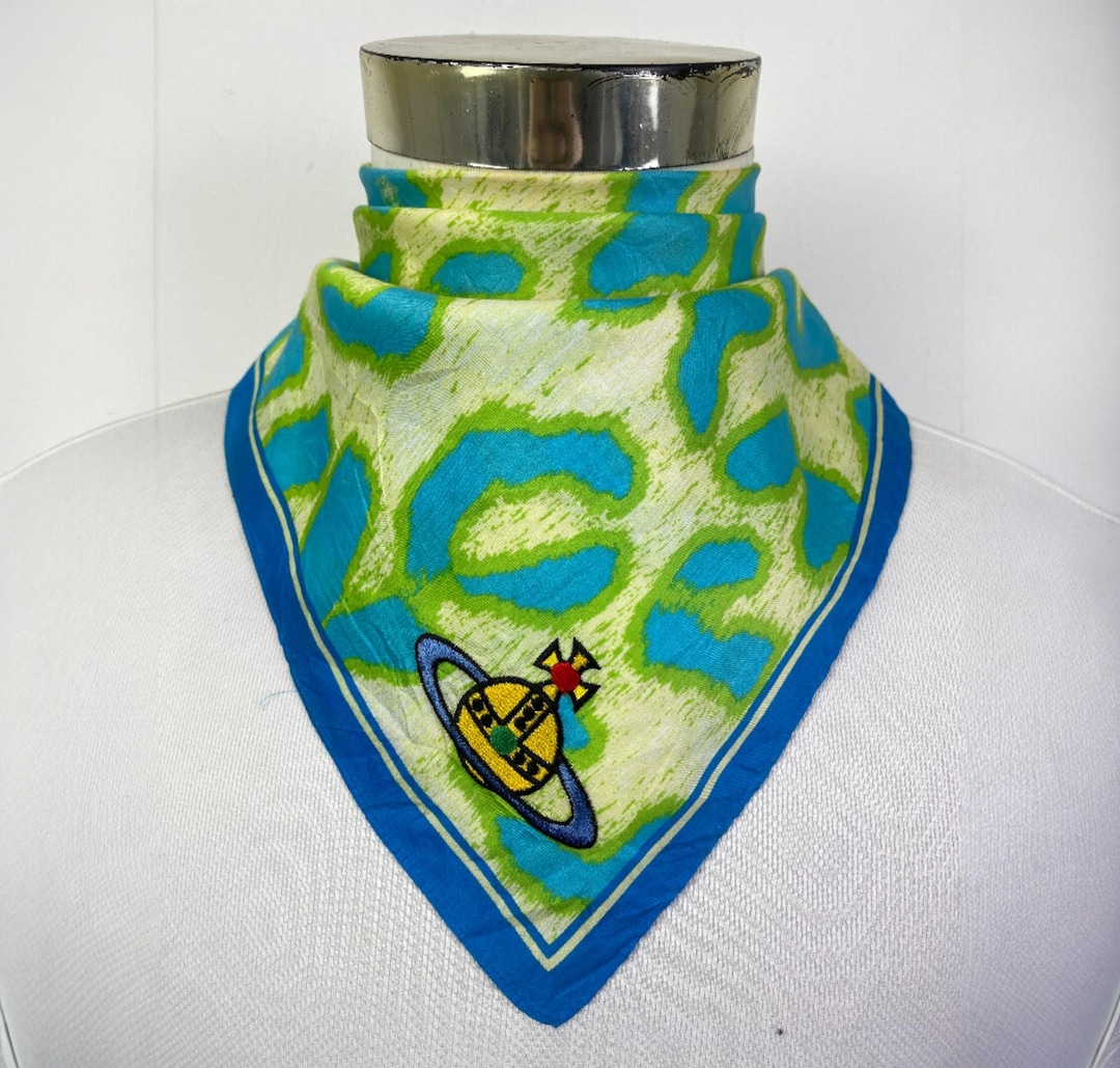 Vintage Vivienne Westwood Handkerchief Orbs Bandana Authentic