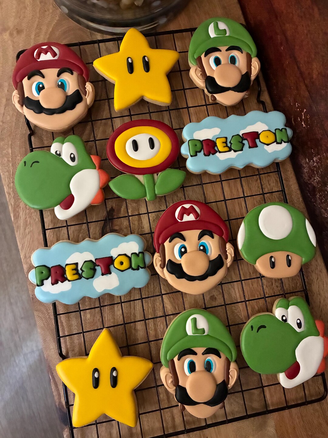 Handmade Mario Bros Cookies - Etsy