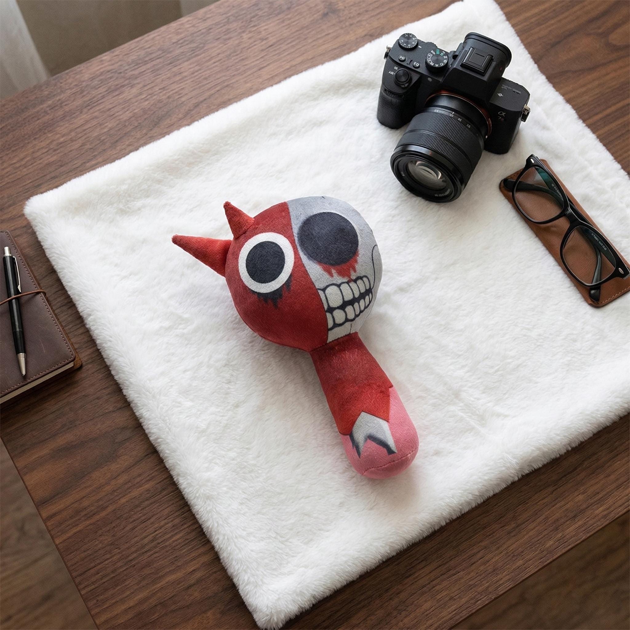 Sprunki Raddy Toy Sprunki Plush Mutations Raddy Horror Game Stuffed Toy, Creepy Cute Red ...