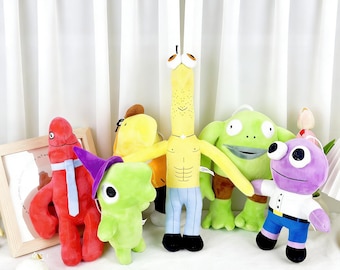 Smiling Friends Plush Collection - Charlie, Pim, Alan, Glep, Mr. Frog Figures - Handmade Cartoon Plushie - Custom Fan Art Toy Gift for Fans
