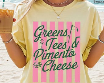 Golf Comfort Colors® Shirt, Pimento Cheese Golf Tournament Clubs Tees, Masters Inspired Shirt, National Golf Club, Vintage Golf Shirt