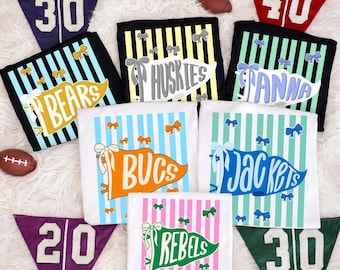 School Spirit Shirt, Custom School Mascot, Girly Mascot shirt, Game Day Outfit, Teacher Shirt, Spirit Week Tshirt, Personalized School Team