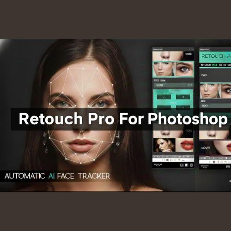 Retouch Pro Mega Bundle for Adobe Photoshop | AI Skin, Eyes, Hair, Lips ...