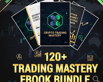 120+ Trading Ebooks with Master Resell Rights | MRR Trading Bundle Crypto Forex Stock Market | Finance Library Technical Analysis Guides