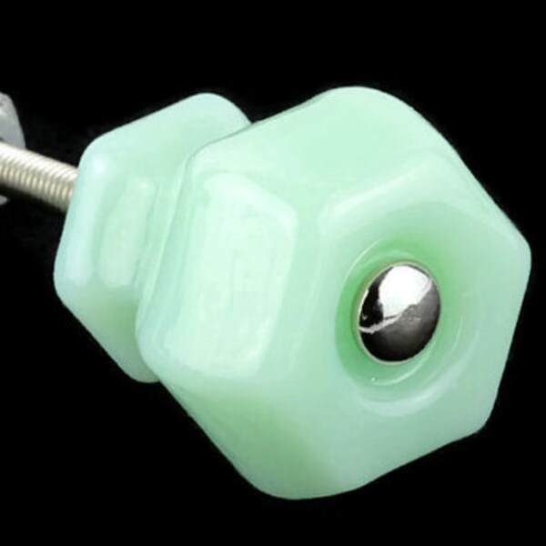 Jadeite Glass Knobs Etsy