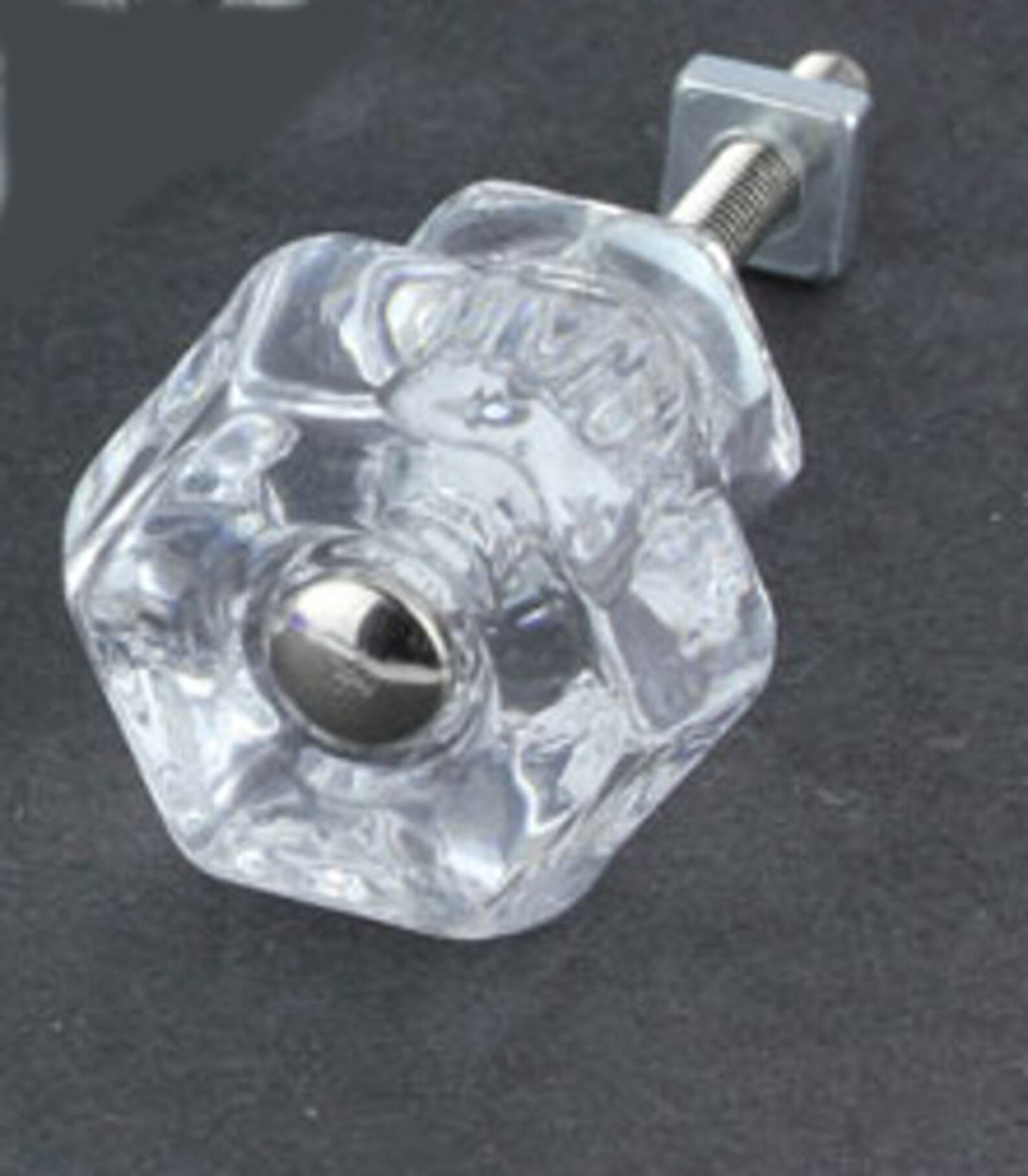 30 Clear Glass Knobs Vintage Glass Knobs Antique Etsy