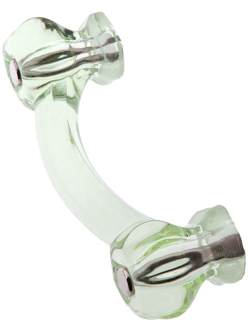 4 Antique Coke Bottle Green Glass Handles Drawer Pulls Etsy