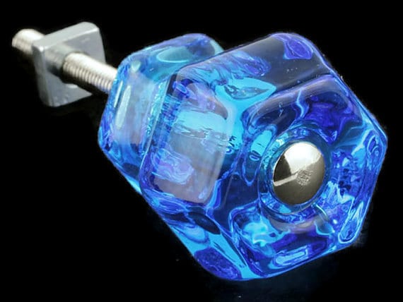 Set of 4 Turquoise Blue Depression Glass Knobs, Victorian Style - Etsy Set of 4 Turquoise Blue Depression Glass Knobs, Victorian Style - Etsy