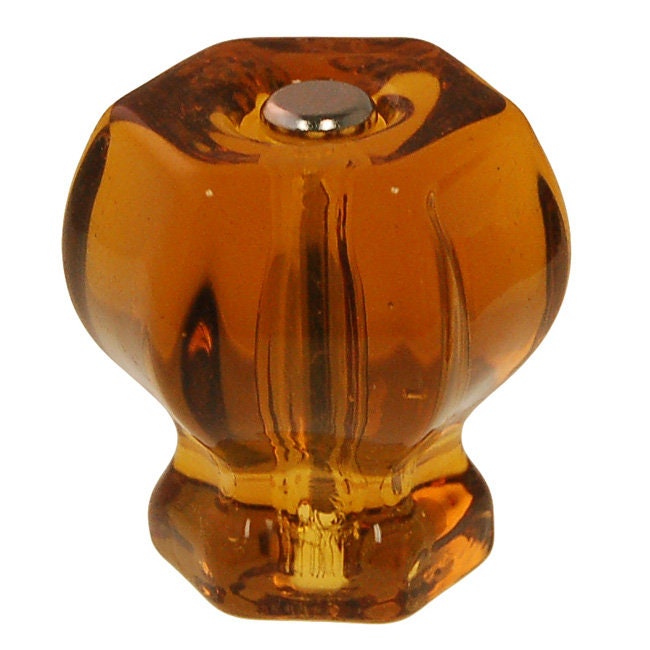 Set 2 XL Amber Vintage Knobs Drawer Pulls Antique Etsy
