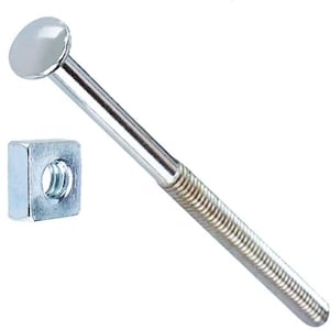 2.5 &quot; Silver Screws for Depression Era Glass Knobs and pulls,Nut and Bolt sets for antique glass drawer pulls and cabinet knobs