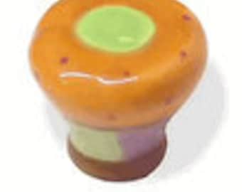 2 Hand Painted Marrakesh Ceramic Knobs