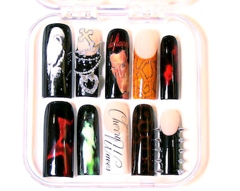 Deftones Handmade Reusable Press on Nails