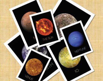Astronomy Space Postcards Set of 18 | Solar System Science Collection