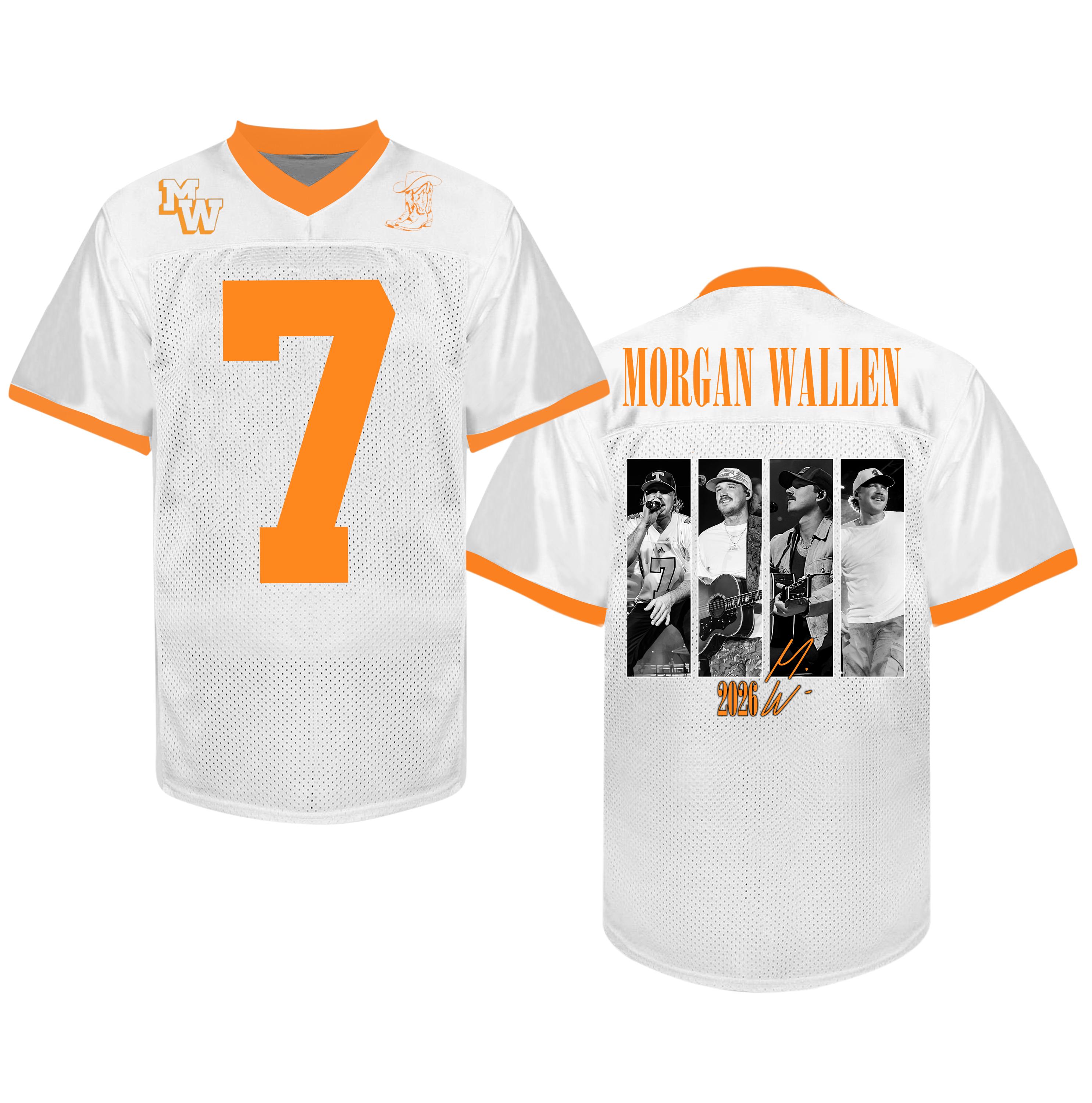 Discover Wallen Western Still The Problem Tour 2026 Football Jersey