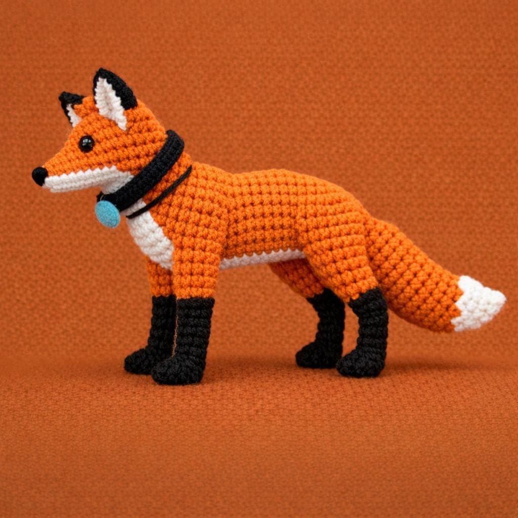 40 Fox Crochet Patterns: Fun & Easy Projects for Crafty Individuals 7 Crochet Standing Fox Amigurumi Pattern Woodland Animal