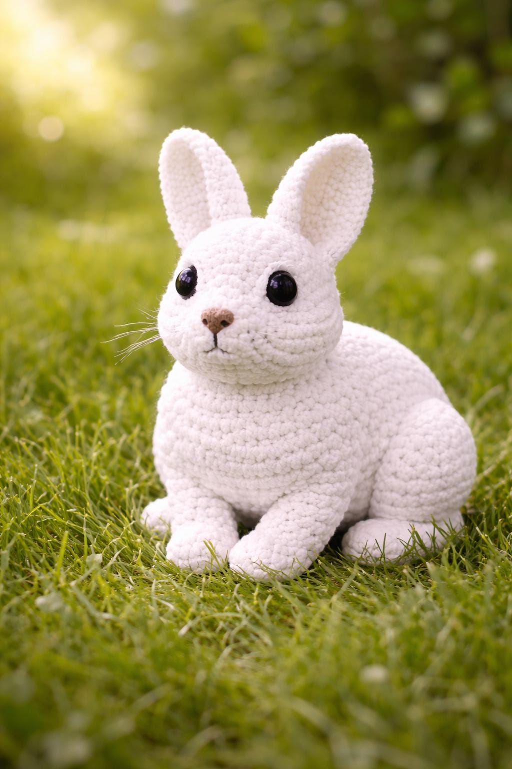 Small Crochet Rabbit Crochet Pattern Realistic Mini Bunny Rabbit Amigurumi PDF Tutorial ...