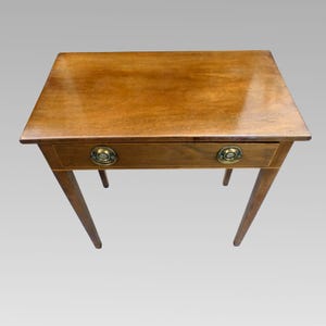 Exceptional Antique 19th Century George III String Inlaid Hall or Side Table