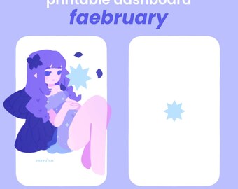 fairy printable ring planner dashboard insert for journalling and planning (a5, filofax & franklin covey)