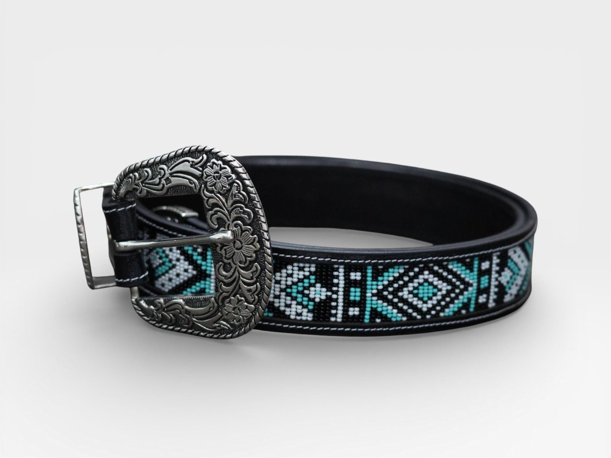 Boho Western Daily Wear Beaded Belt | Handmade Turquoise  display picture 3