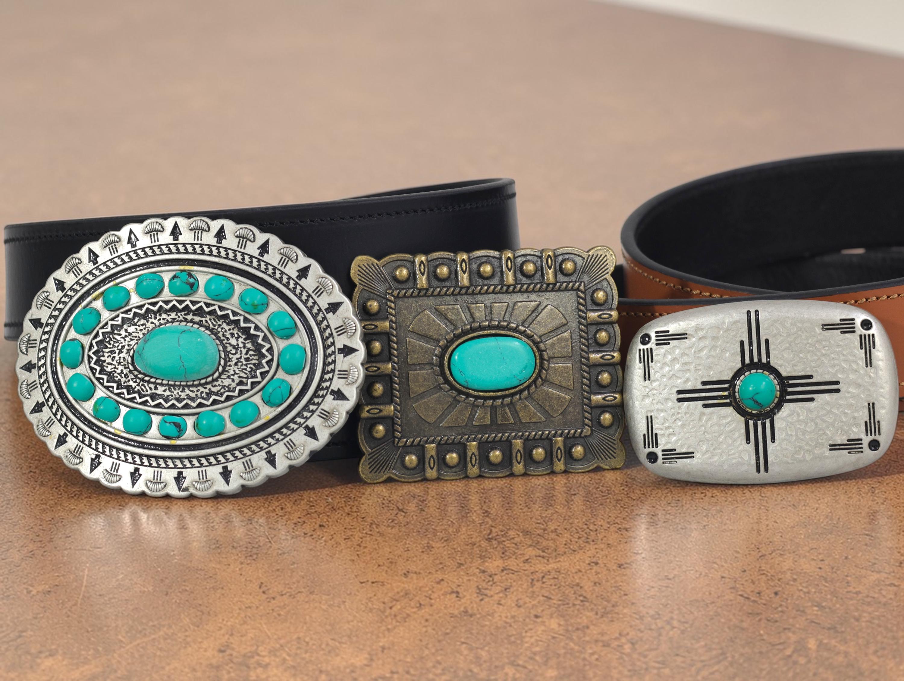 Silver and turquoise couch metal belt one size adjustable Turquoise and Silver Belt - Etsy main image 3