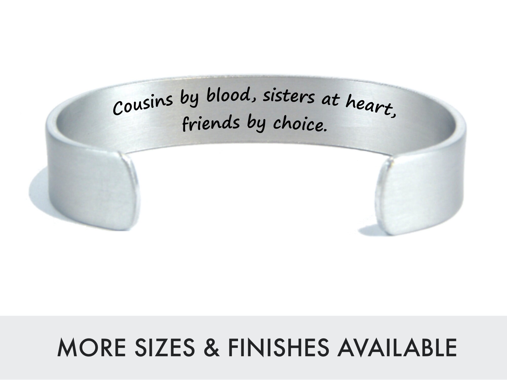 Cousin Gifts Cousins by Blood Sisters at Heart Friends by Choice