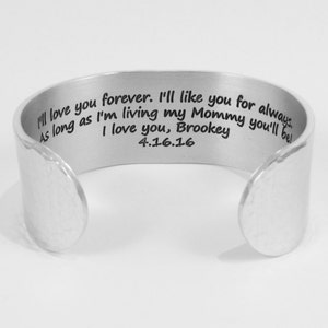 Personalized Gift for Mom | I&#39;ll love you forever  I&#39;ll like you for always  As long as I&#39;m living my Mommy you&#39;ll be | Mother&#39;s Day Gifts