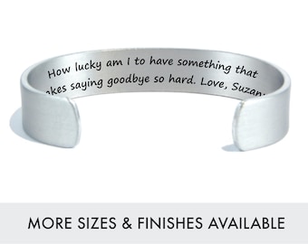 Moving Away| How lucky am I to have something that makes saying goodbye so hard | Best Friend Going Away Gift | Custom Friendship Bracelet