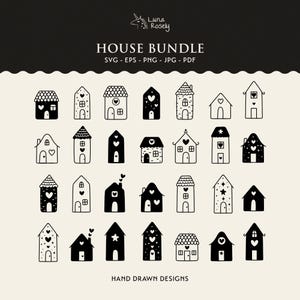 Little House SVG Bundle, Laser Cut Files (Digital Download)
