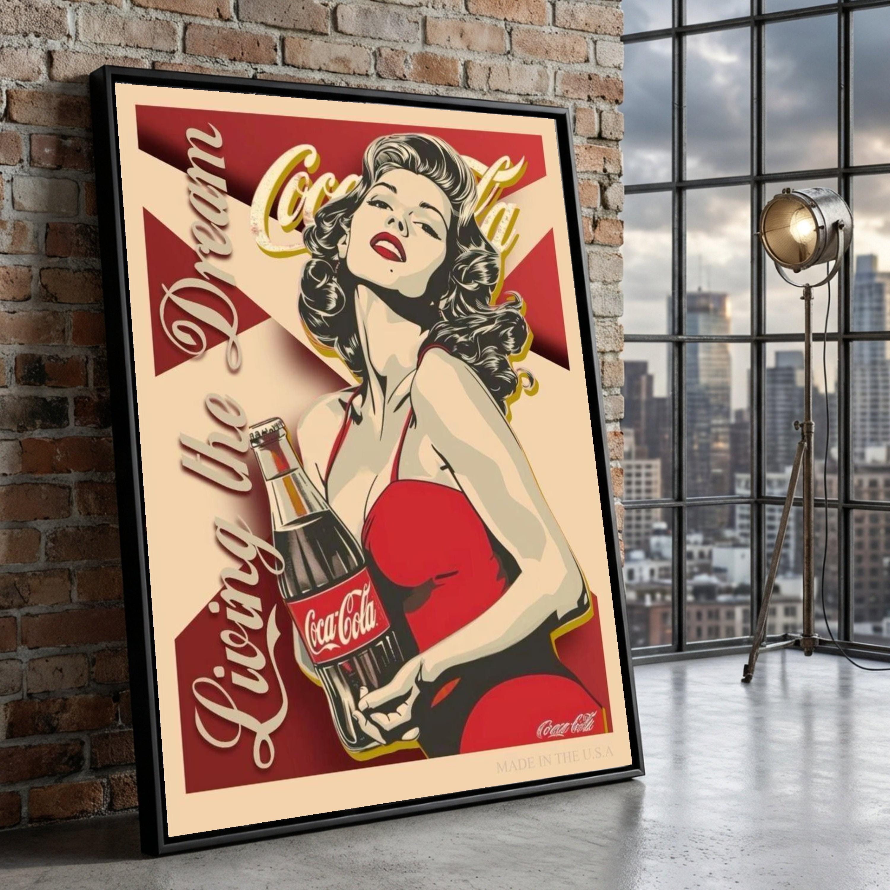 Coca cola pinup girl - Etsy 日本