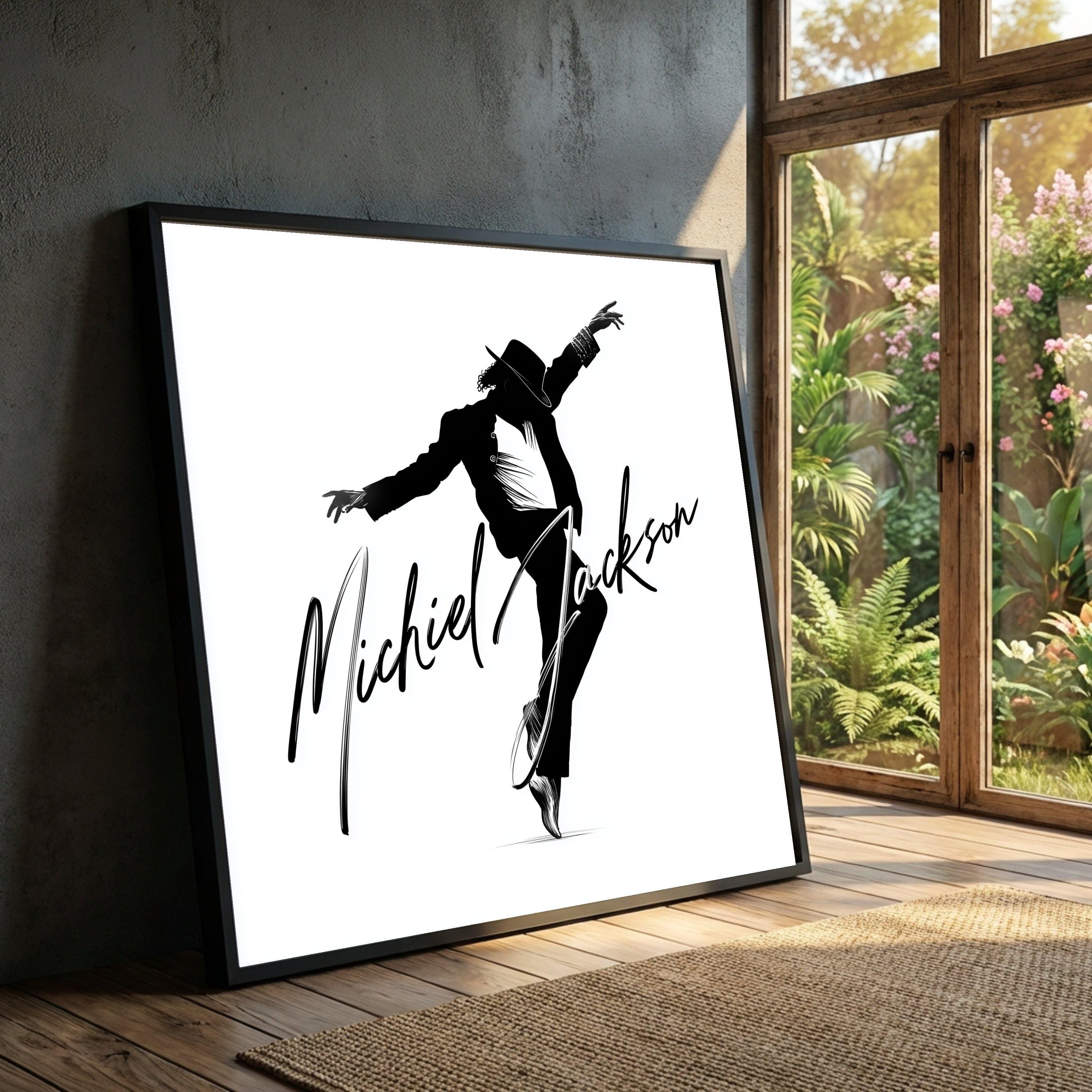 Michael jackson black and white poster - Etsy 日本