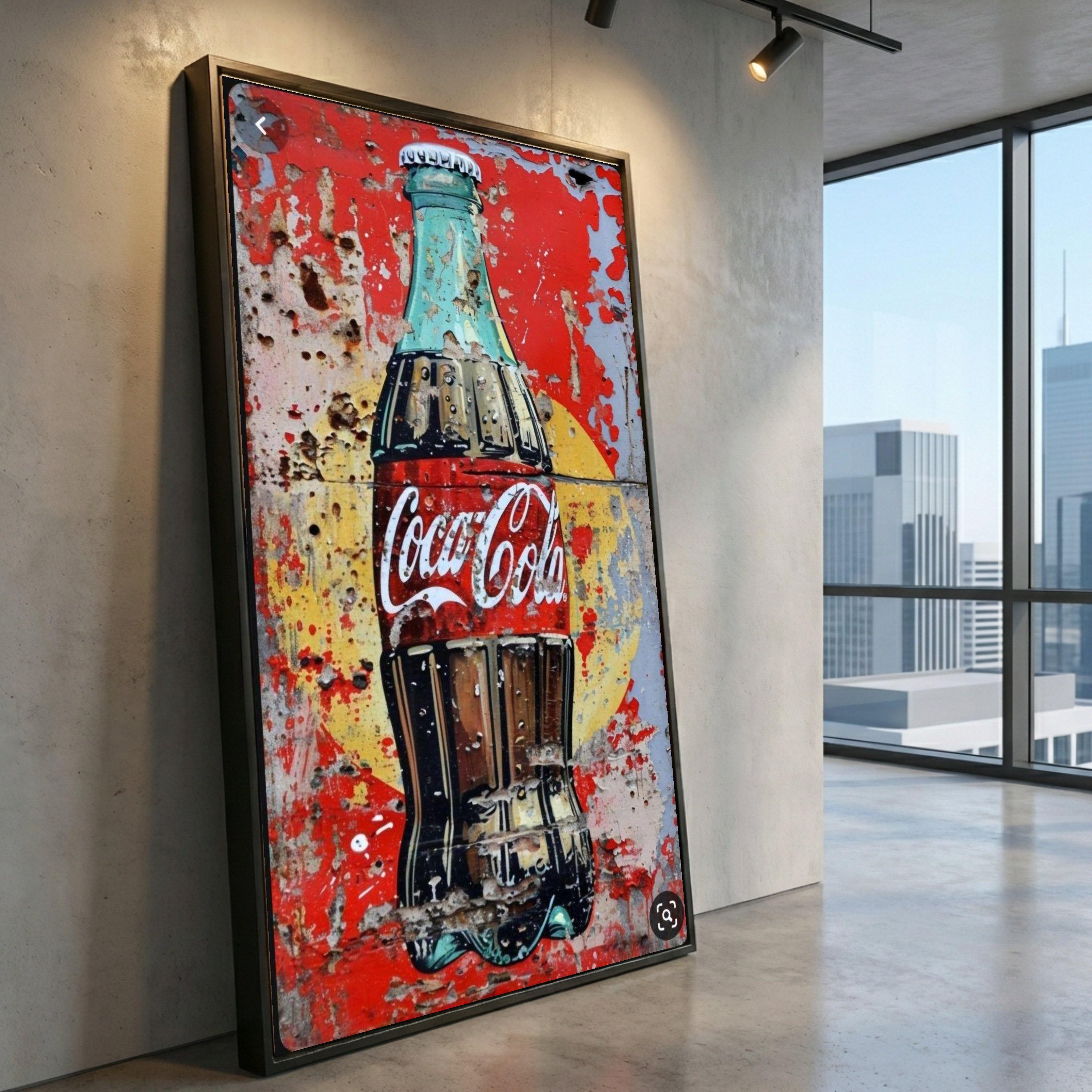 アンディウォーホール風「コカ・コーラ」額付きポスター Andy warhol coca cola - Etsy 日本